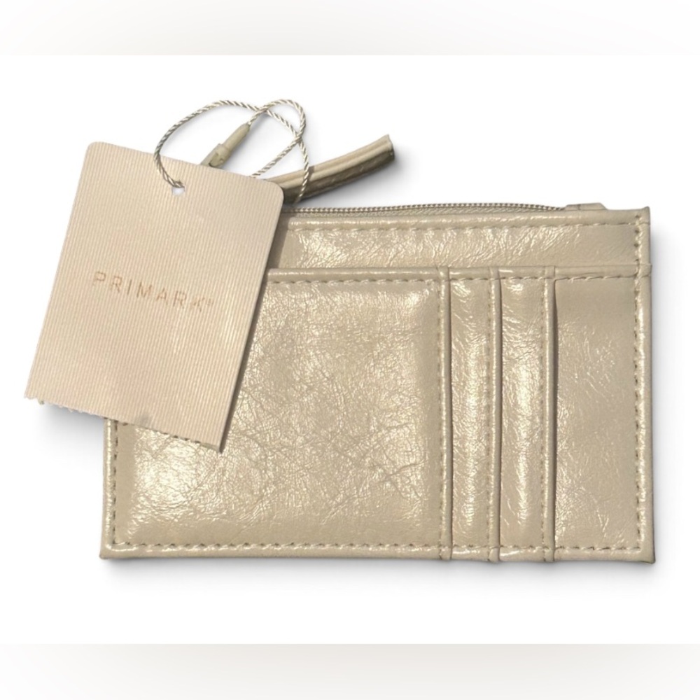 Primark White Cardholder Wallet NWT